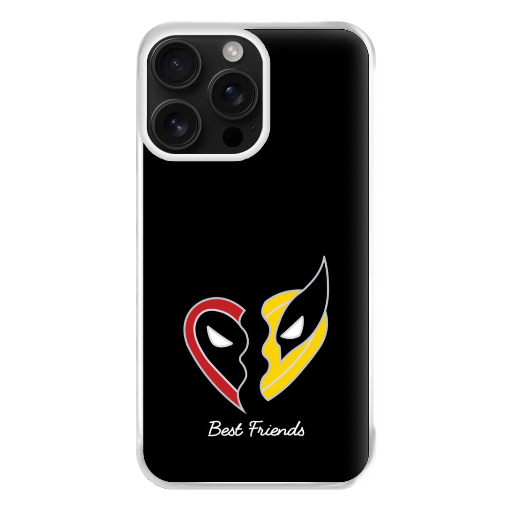 Superhero Best Friends Locket iPhone 16 Pro Case