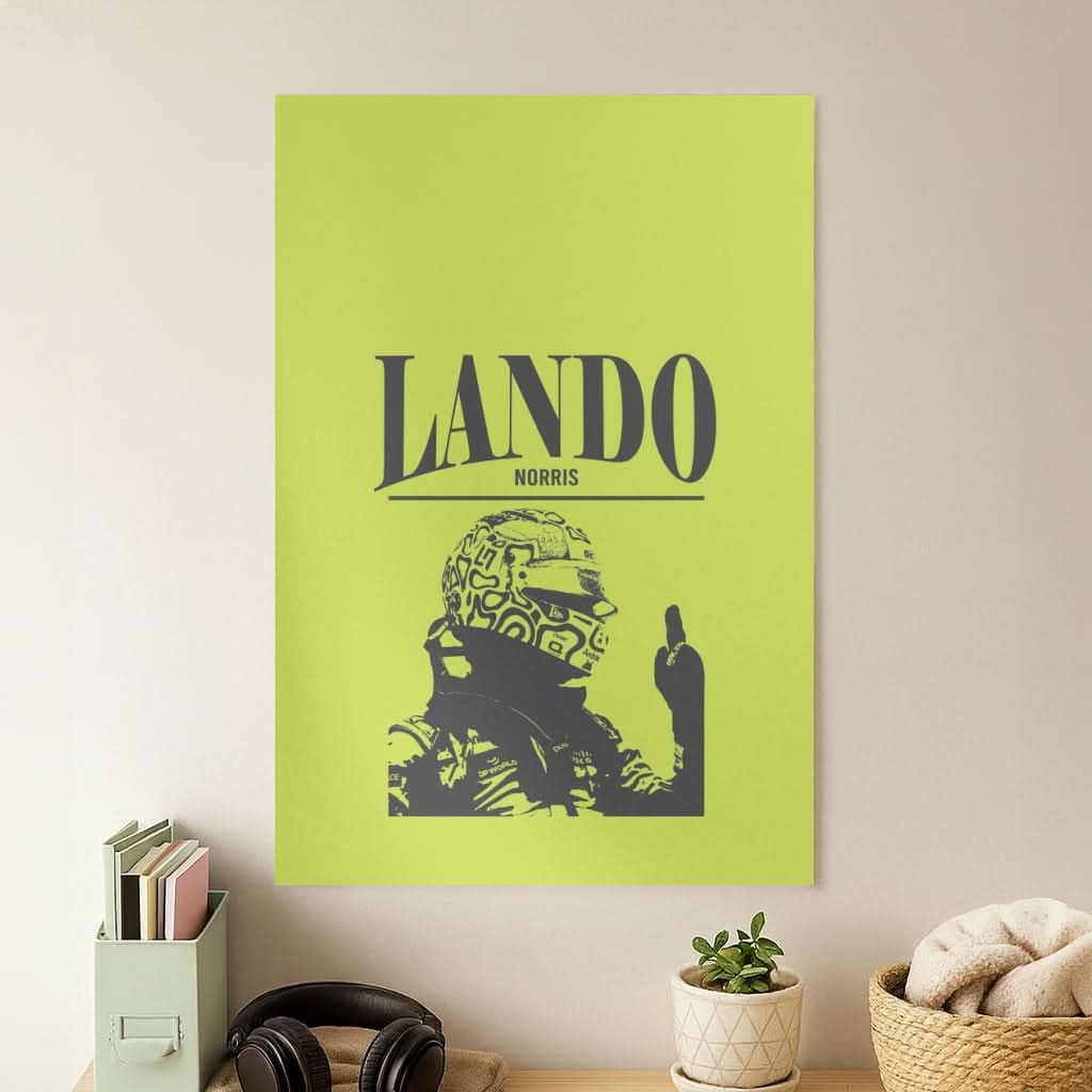 Lando Black And Green Poster