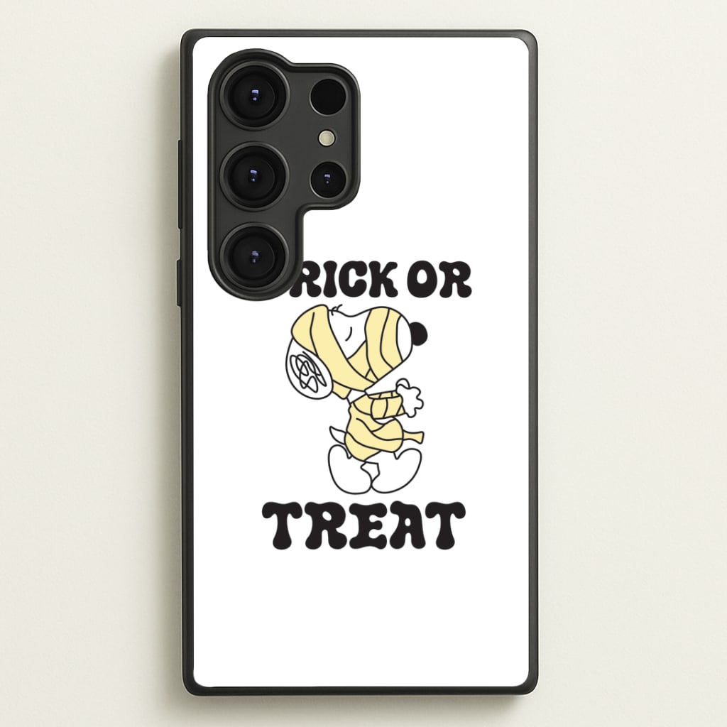 Trick Or Treat Cartoon Beagle Galaxy S25 Ultra Case
