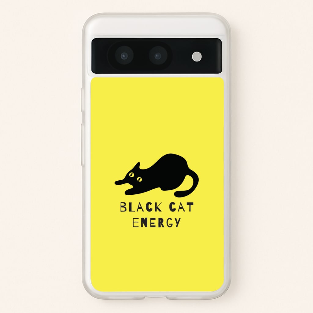 Black Cat Energy Google Pixel 8a Case
