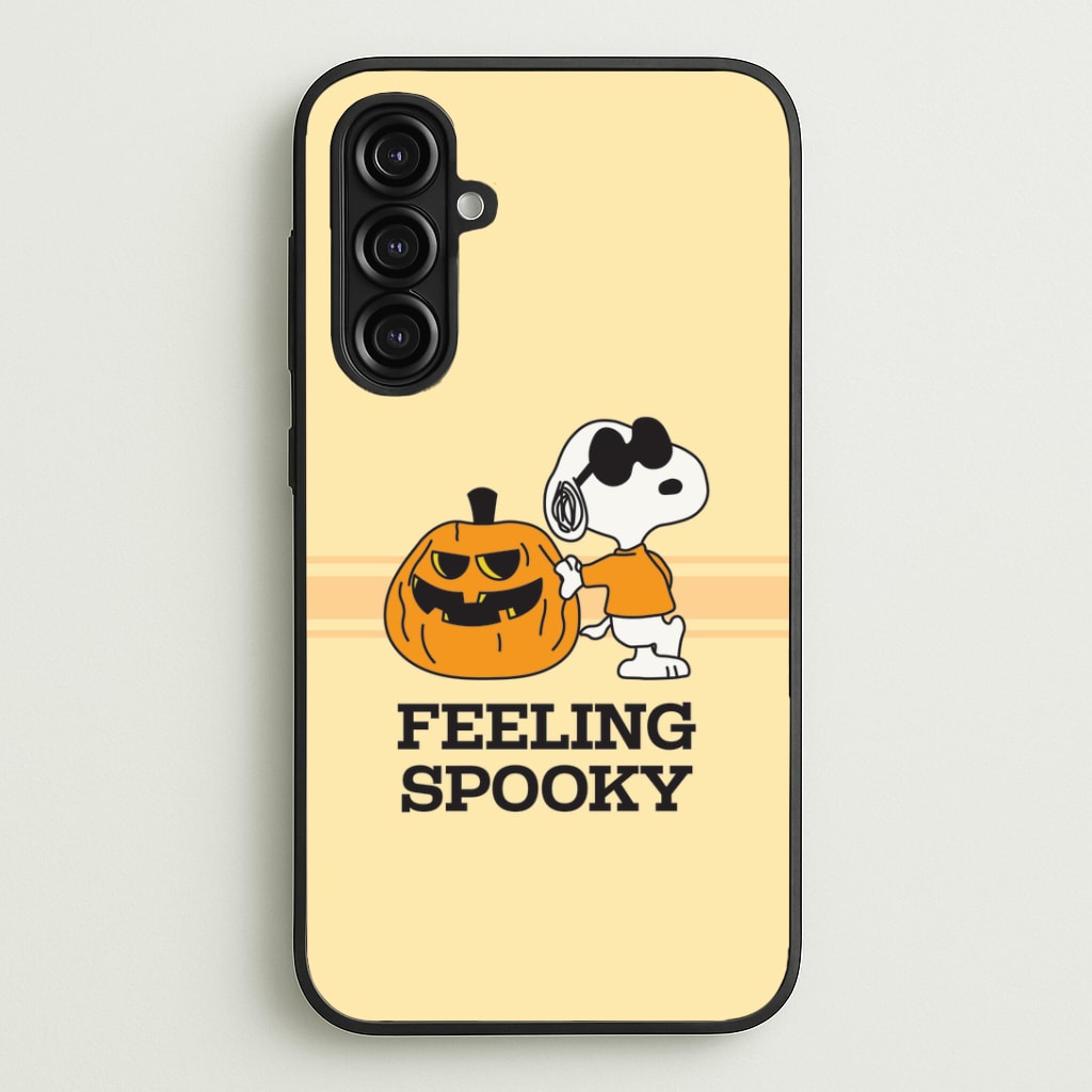 Feeling Spooky Cartoon Beagle Galaxy A16 Case