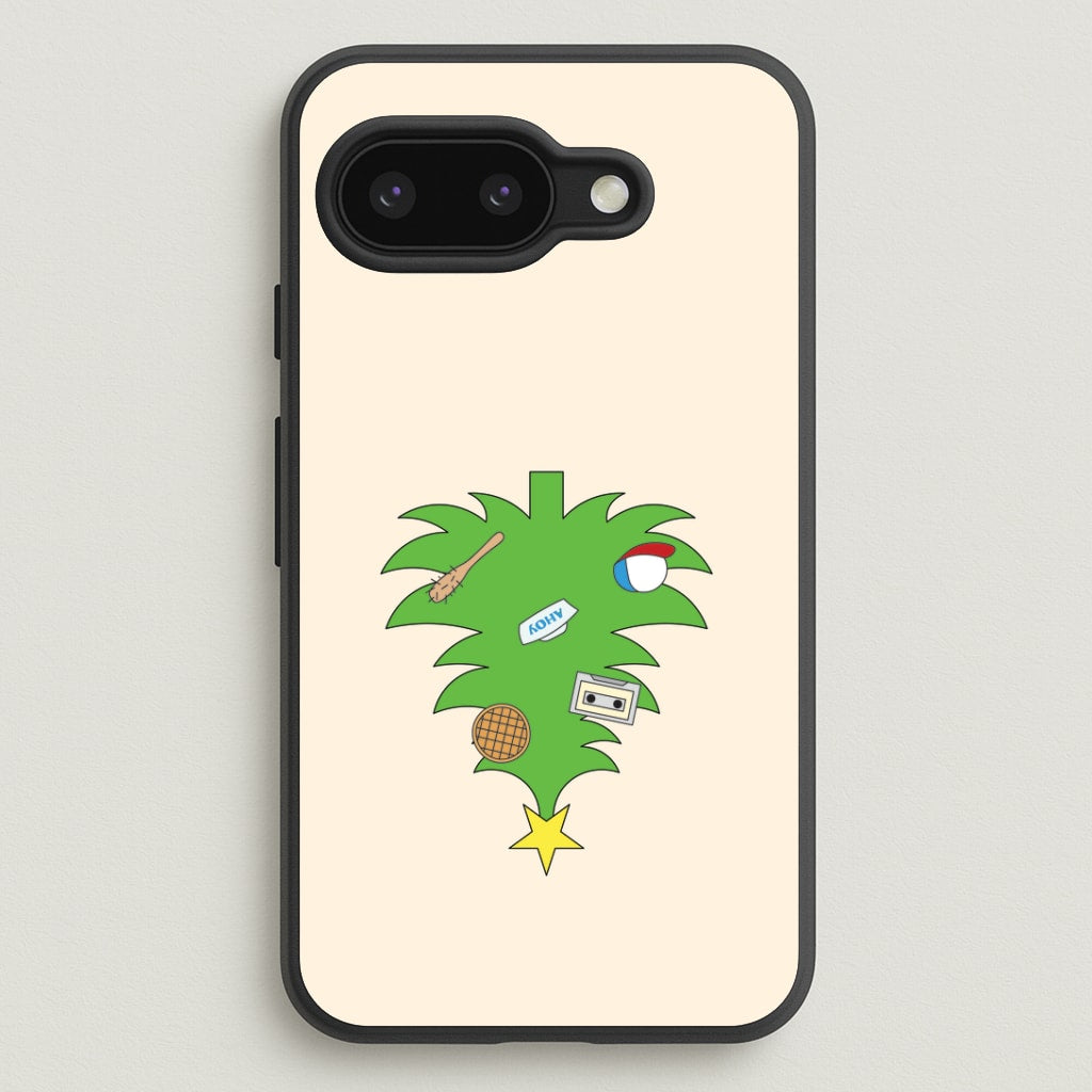 Upside Down Christmas Tree Google Pixel 9a Case