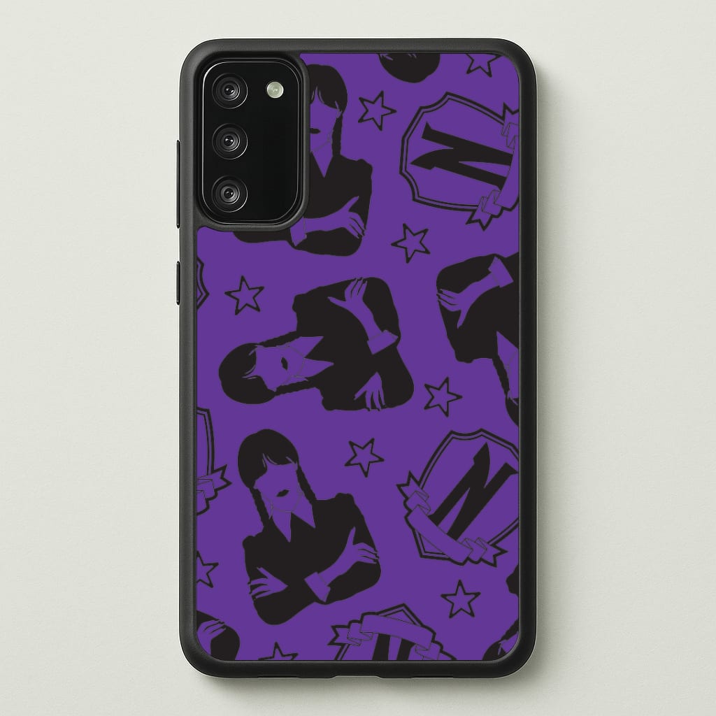 Wednesday Pattern Galaxy S20 Case