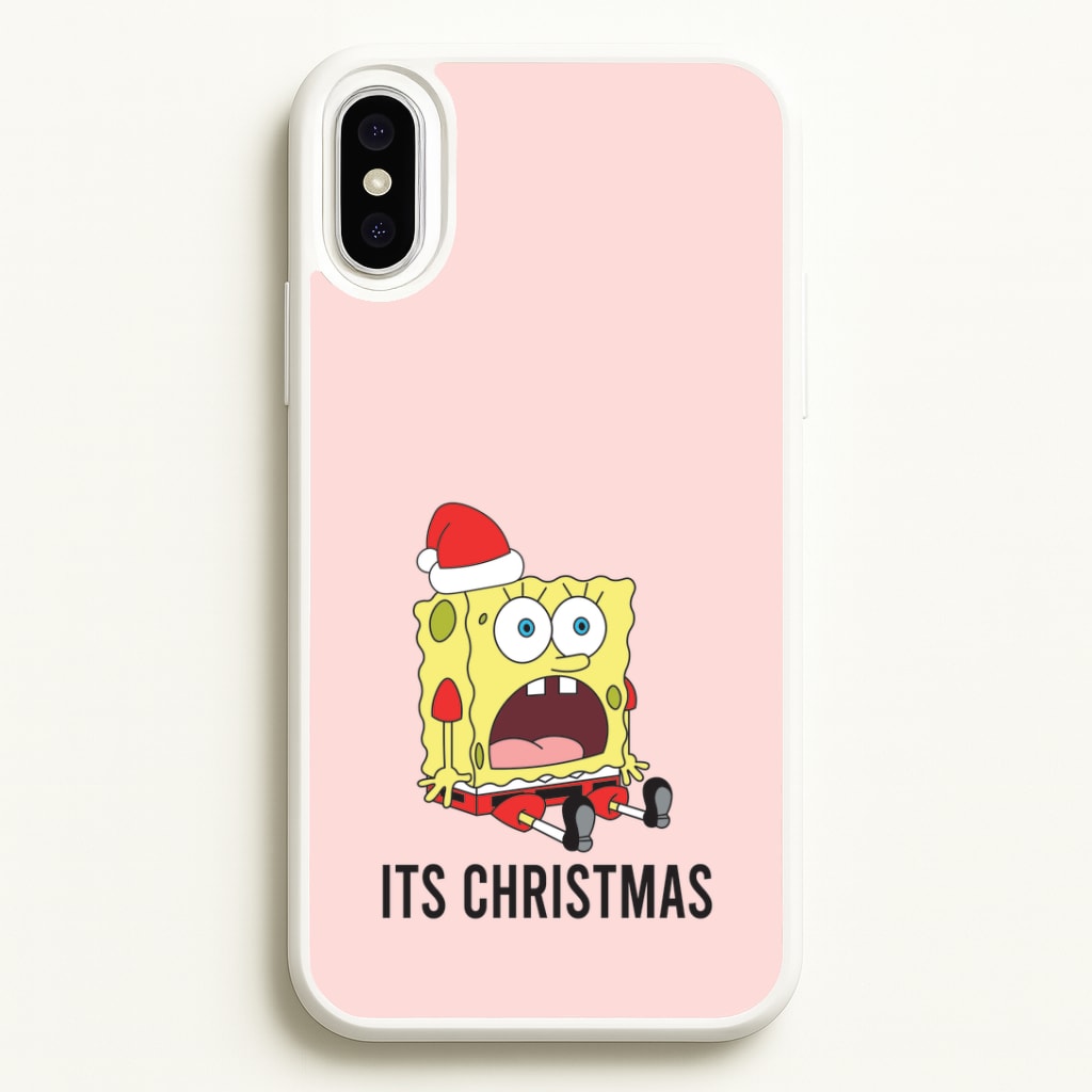It's Christmas Cartoon Sponge iPhone XS Max Case