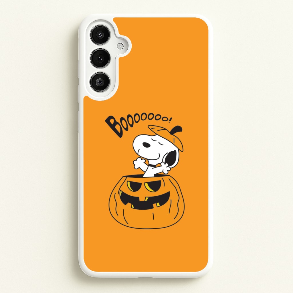 Cartoon Beagle Pumpkin Galaxy A36 Case