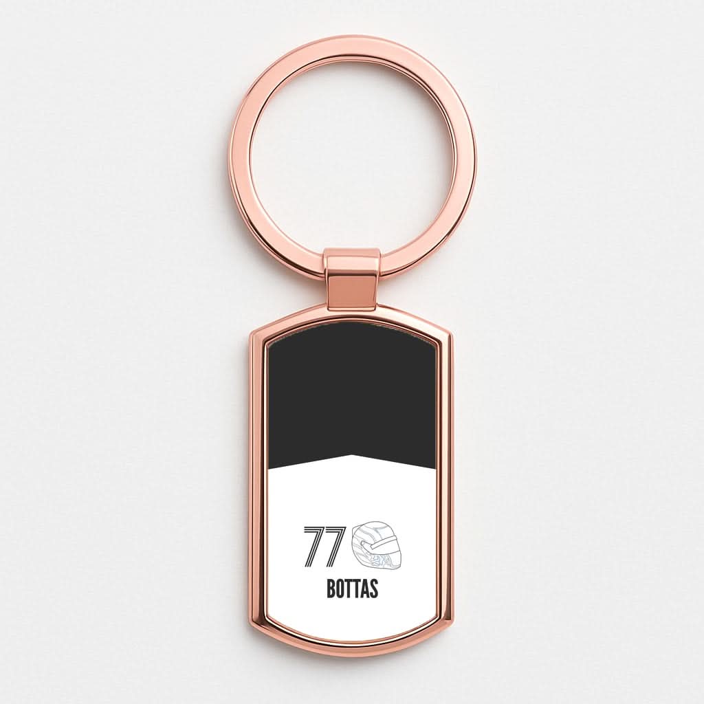 Bottas Helmet 2026 Rose Gold Keyring