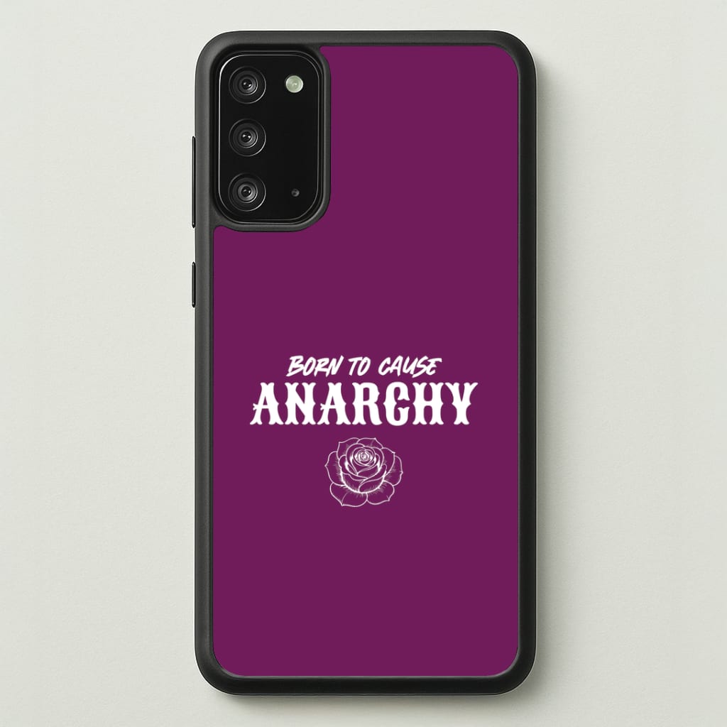 Born To Cause Anarchy Galaxy Note 20 Case