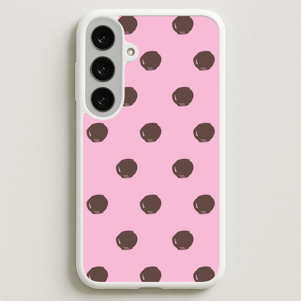 Strawberry Buttons Galaxy S25FE Case