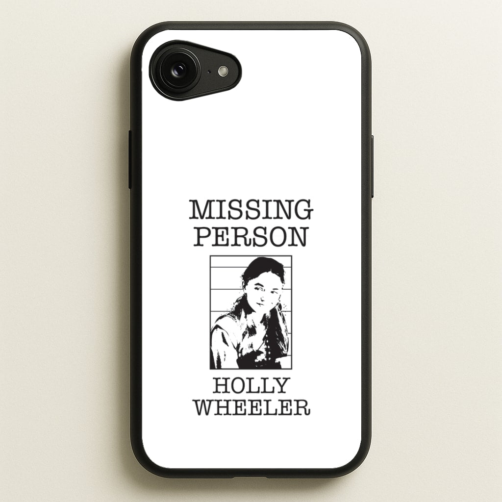 Missing Person Holly iPhone 16e Case