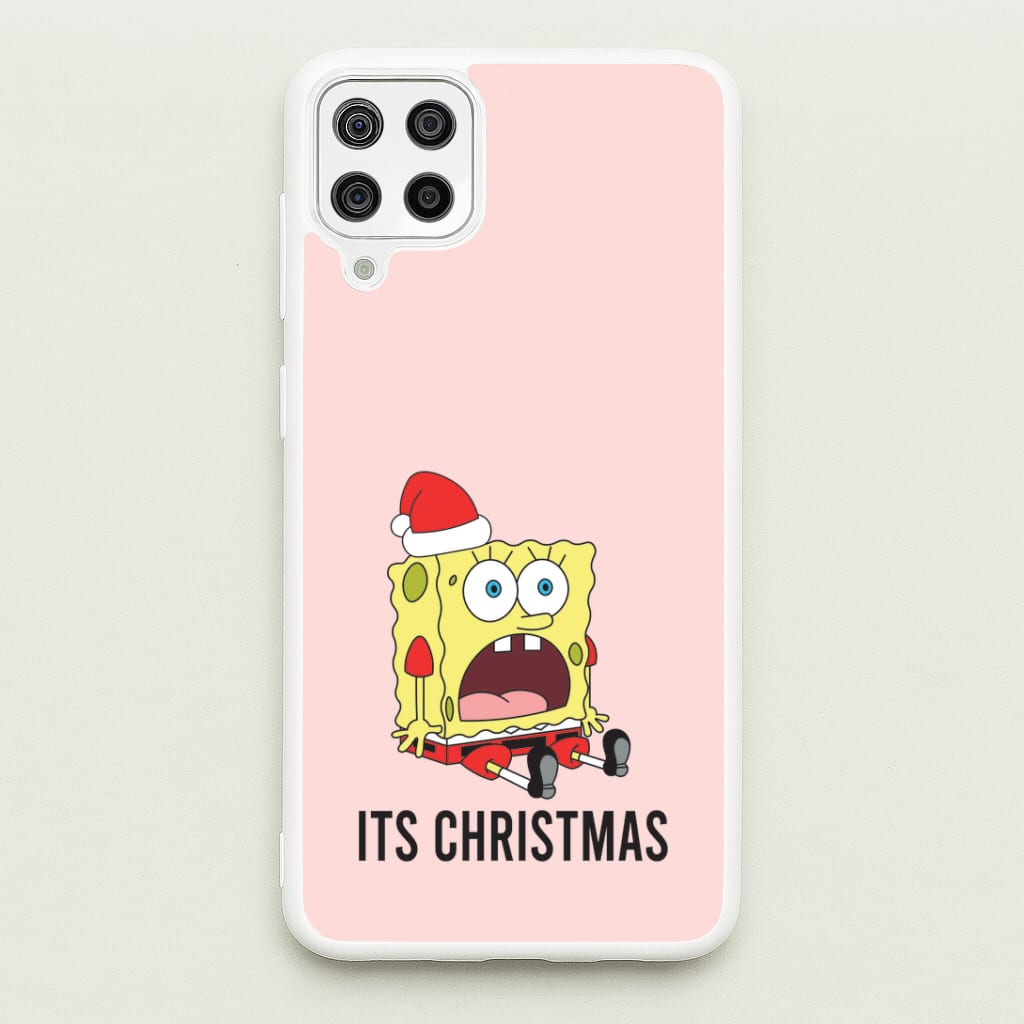 It's Christmas Cartoon Sponge Galaxy A12 Case