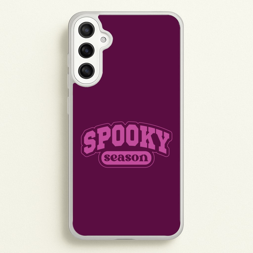 Spooky Season Varsity Galaxy A34 Case