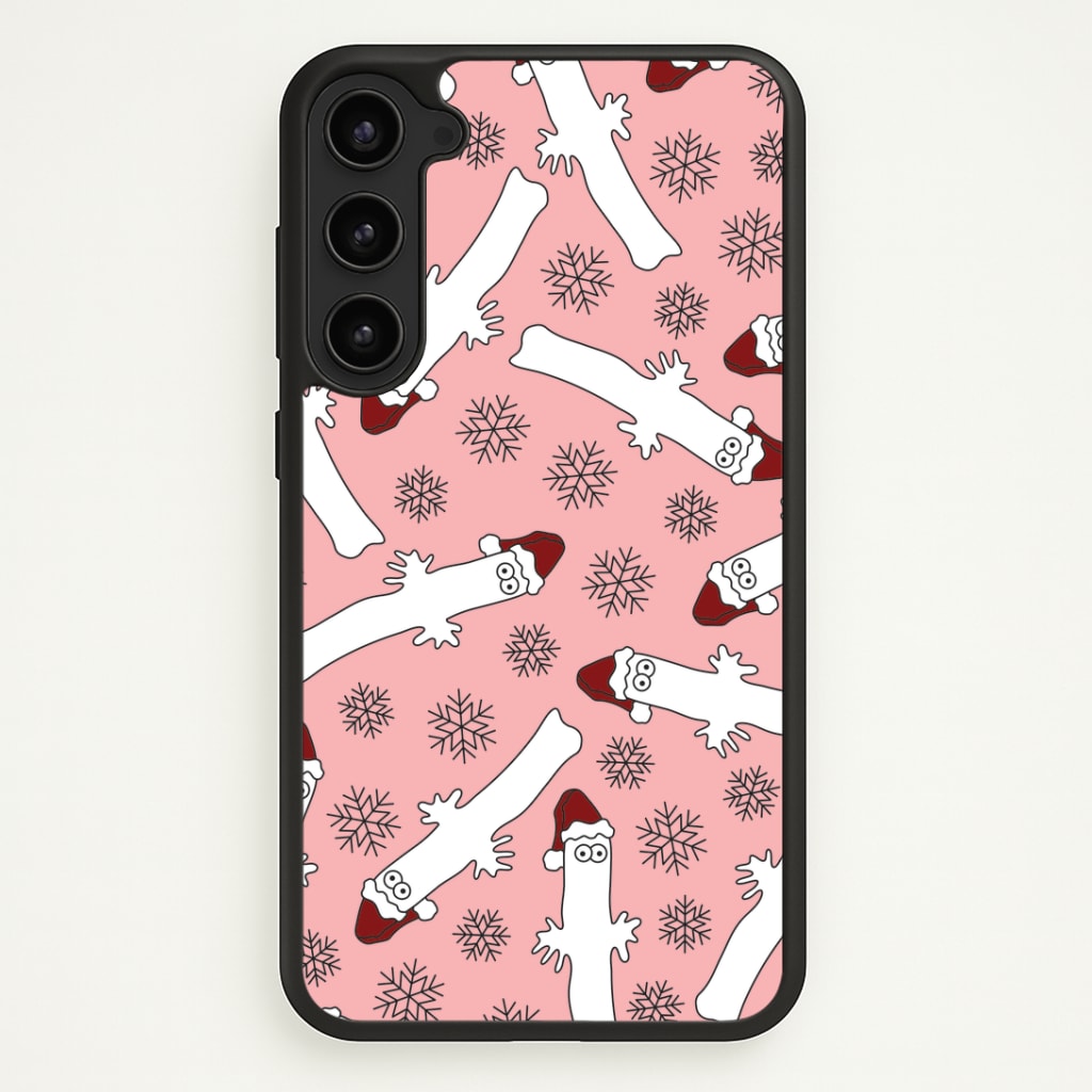 Wiggly Moom Xmas Hat Pattern Galaxy S23 Case