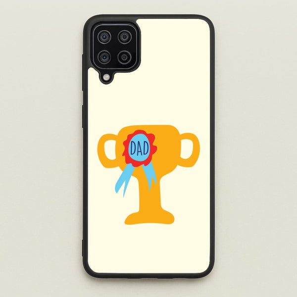 Cartoon Dad Trophy Galaxy A12 Case
