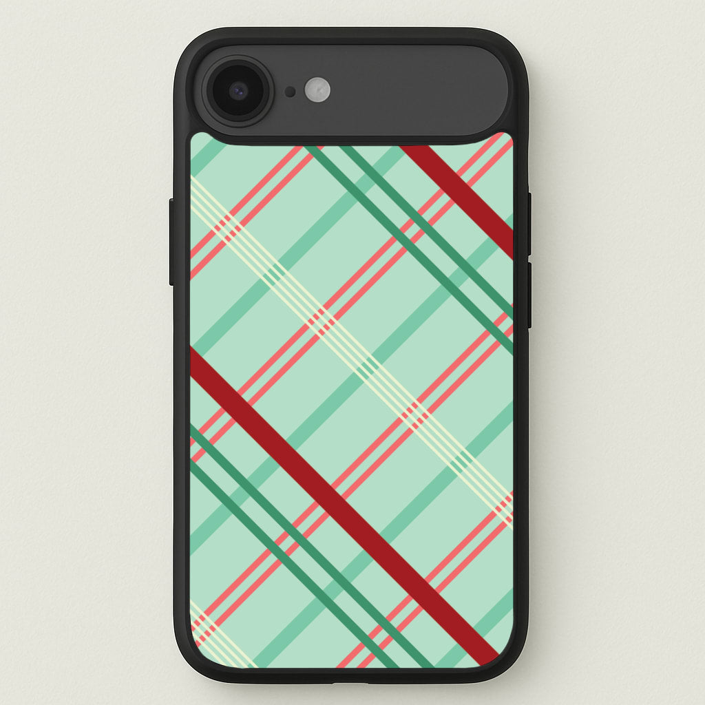 Pastel Tartan Christmas Pattern iPhone 17 Air Case