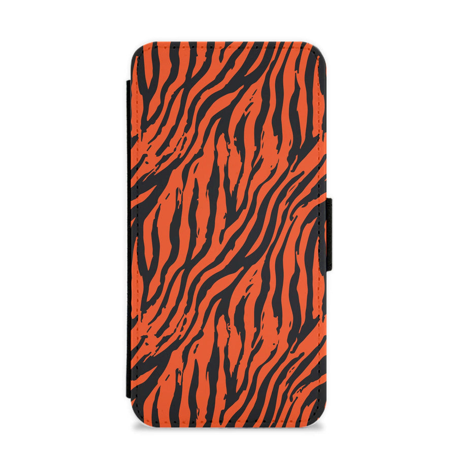 Tiger - Animal Patterns Flip / Wallet Phone Case