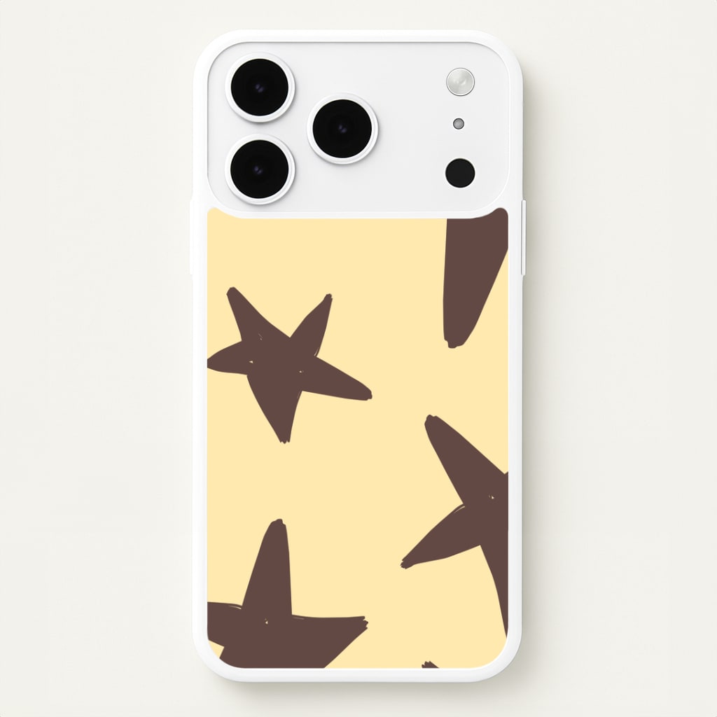 Vanilla & Chocolate Stars iPhone 17 Pro Case