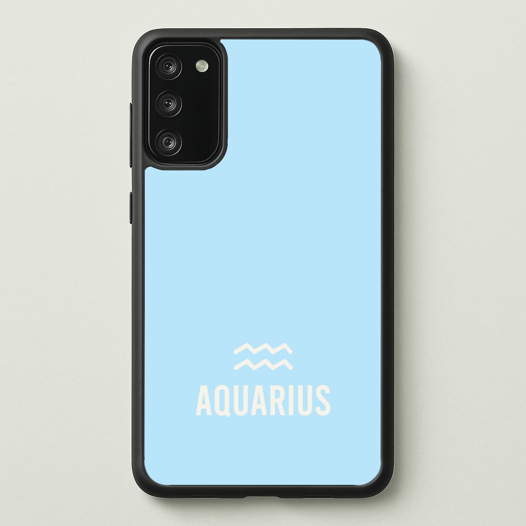 Aquarius Pastel Zodiac Galaxy S20 Case