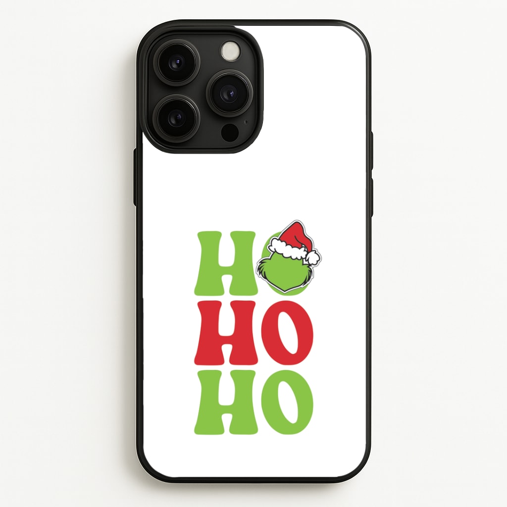 Green Ho Ho Ho iPhone 13 Pro Max Case