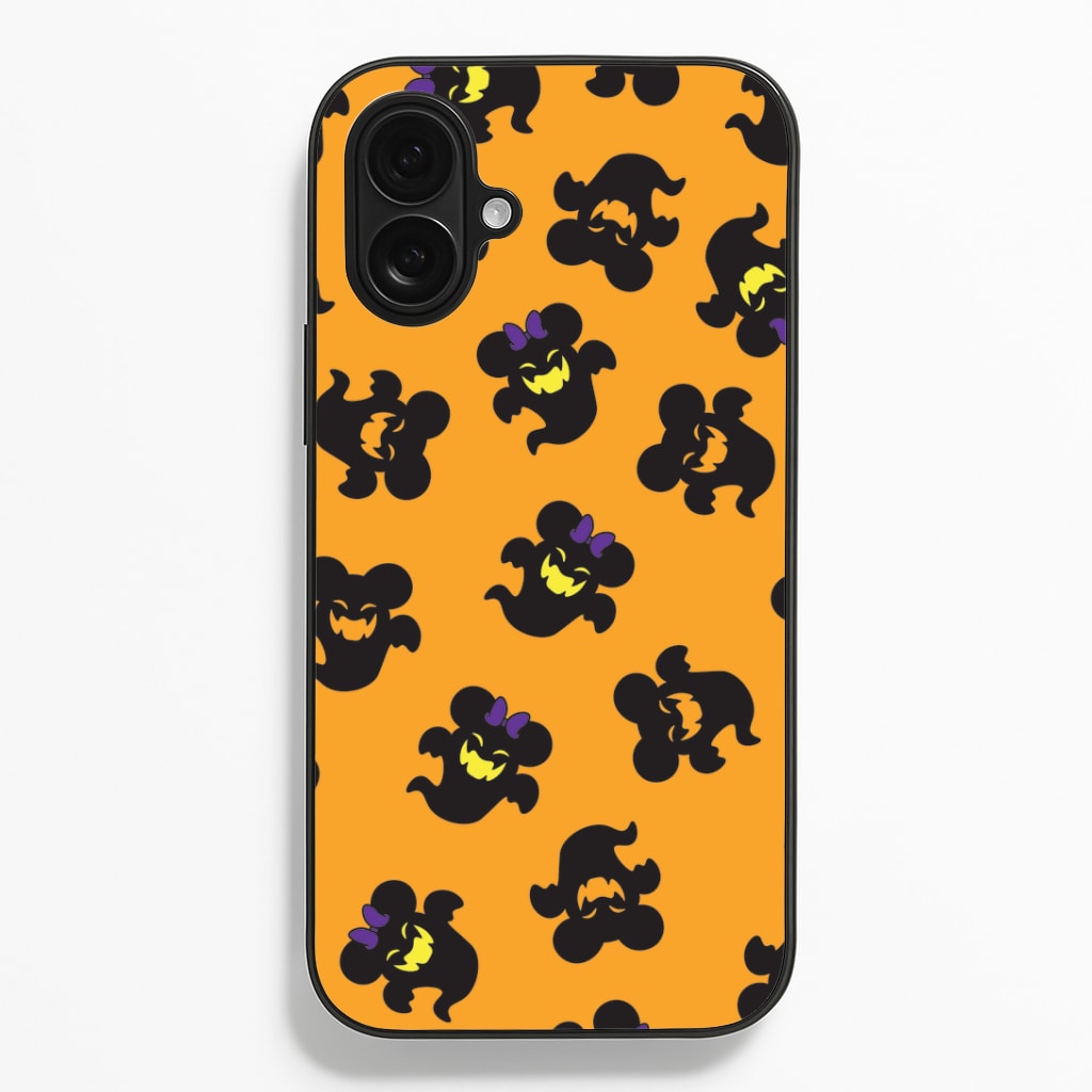 Mouse Ghosts Pattern iPhone 16 Plus Case