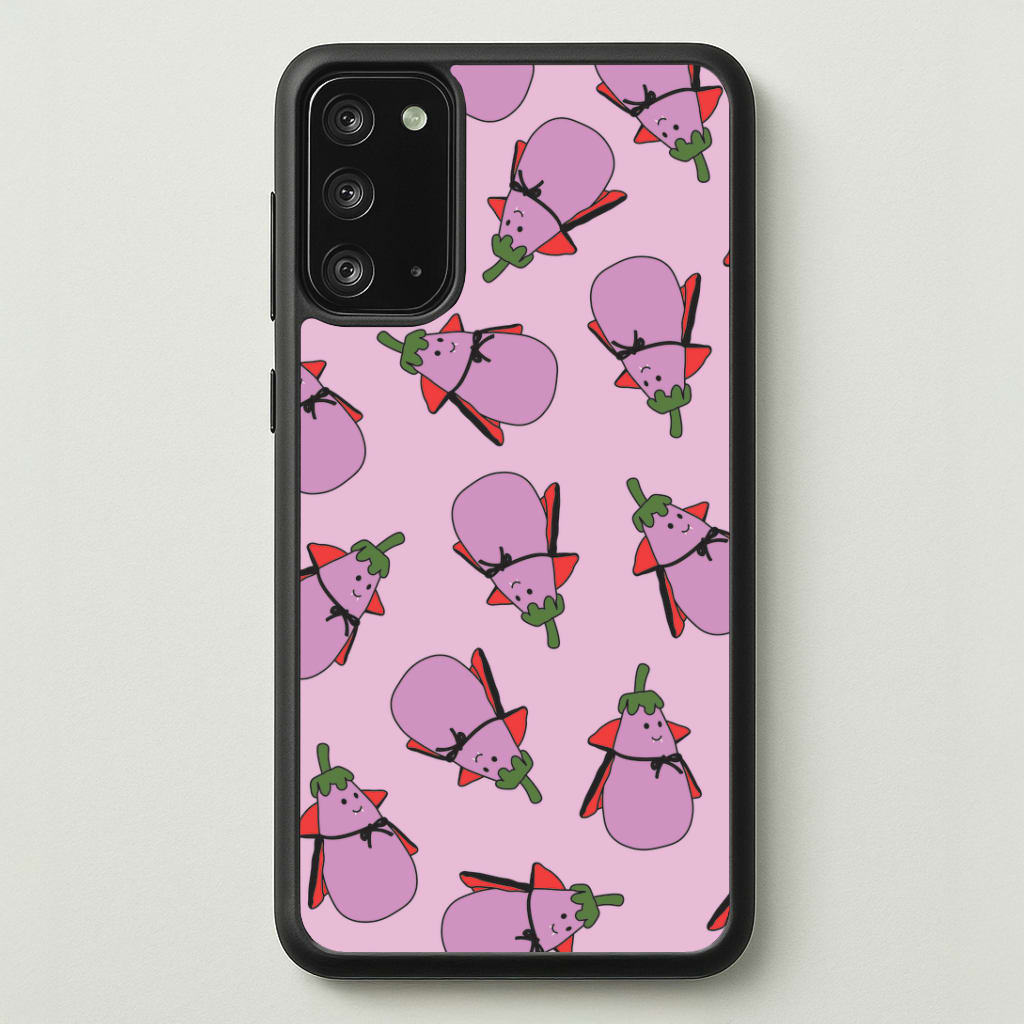 Vampire Vegetable Pattern - Halloween Galaxy Note 20 Case