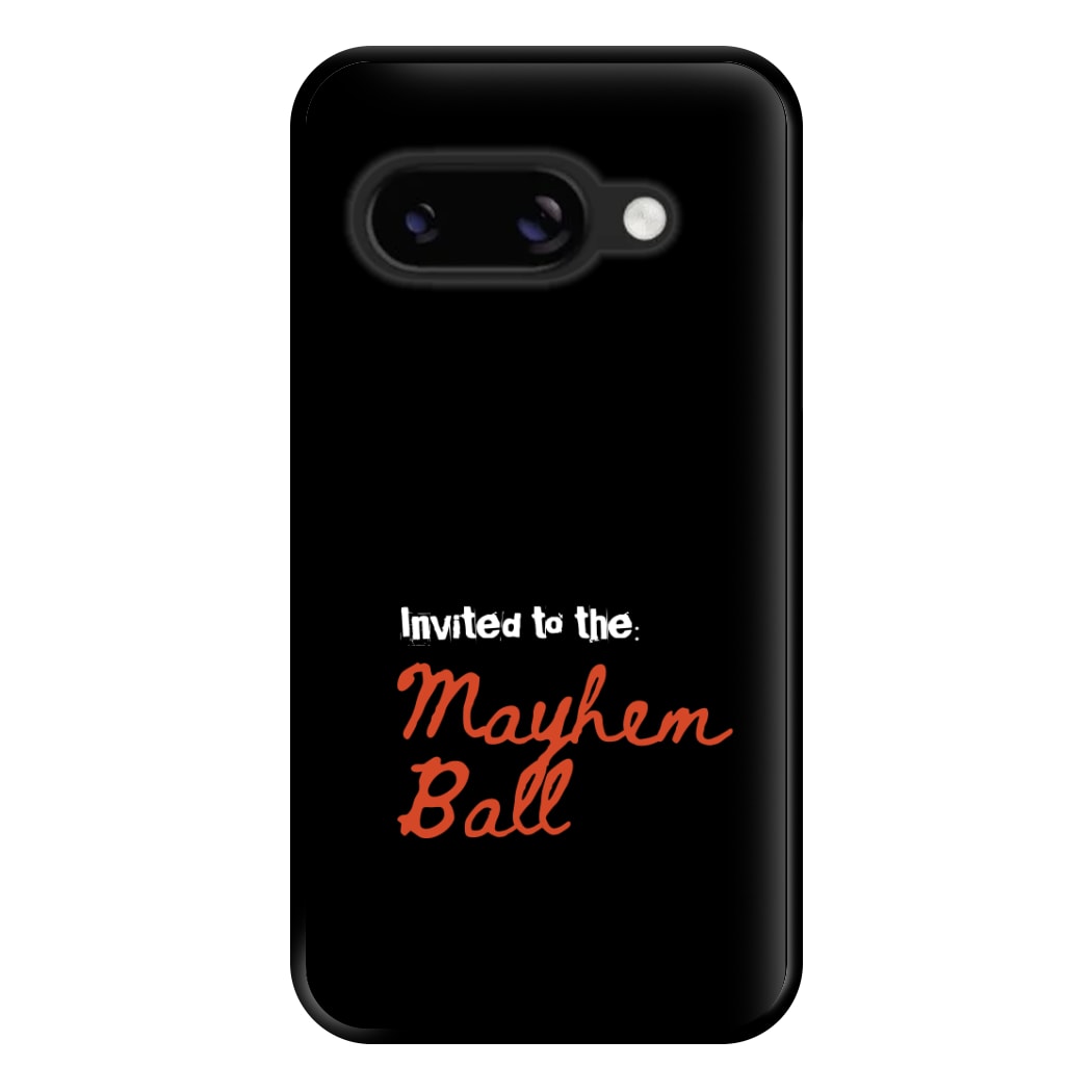 Invited To The Mayhem Ball Google Pixel 9a Case