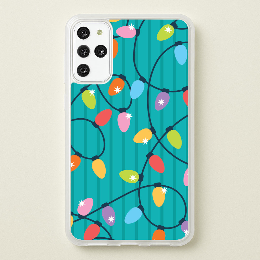 Funky Christmas Lights Pattern Galaxy S20 Plus Case