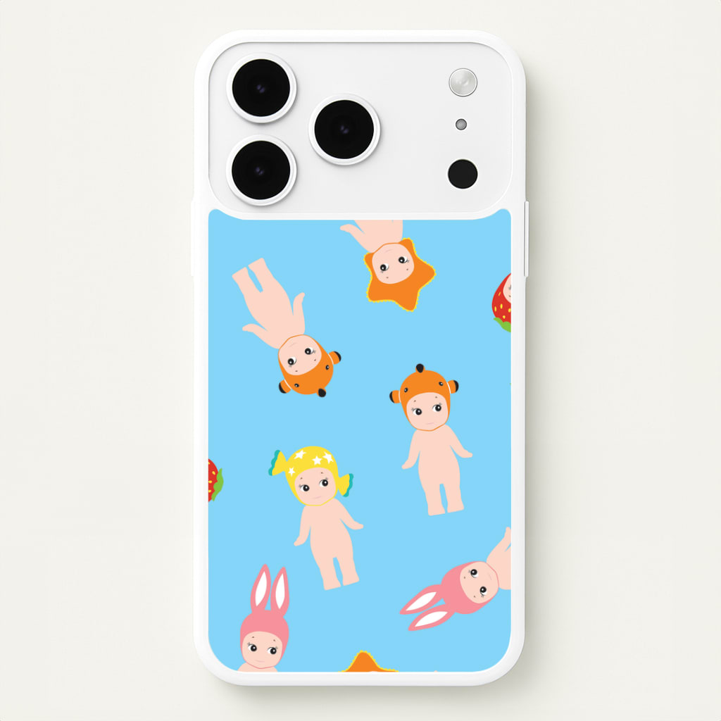 Angels Pattern iPhone 17 Pro Max Case