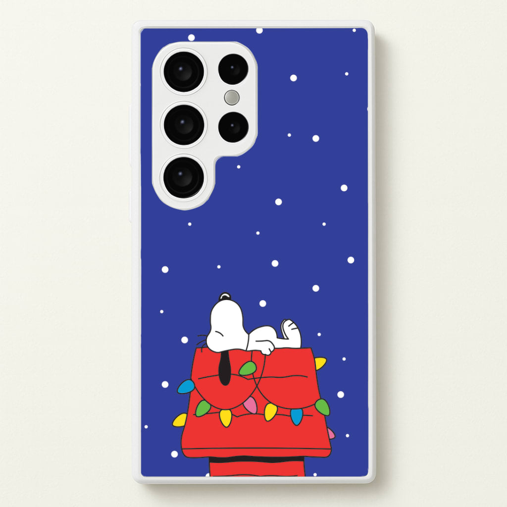 Cartoon Beagle Fairylights Galaxy S24 Ultra Case