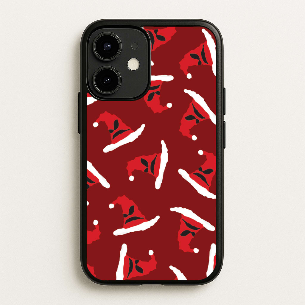 Sorting Christmas Hat Pattern iPhone 12 / 12 Pro Case