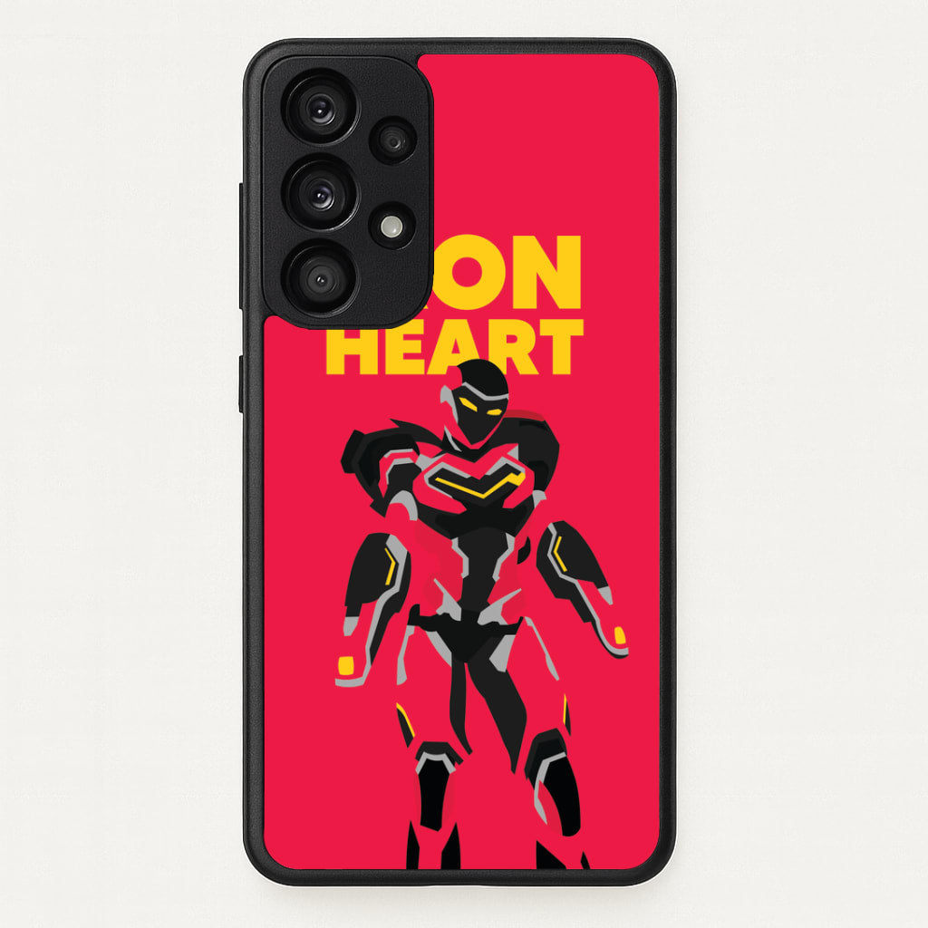 Metal Heart Hero Standing Galaxy A33 Case