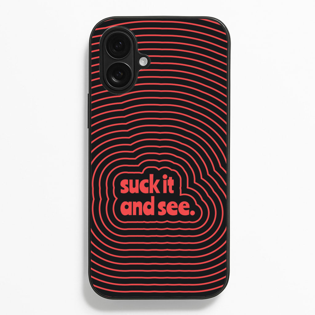 Suck It And See Psychedelic iPhone 16 Plus Case