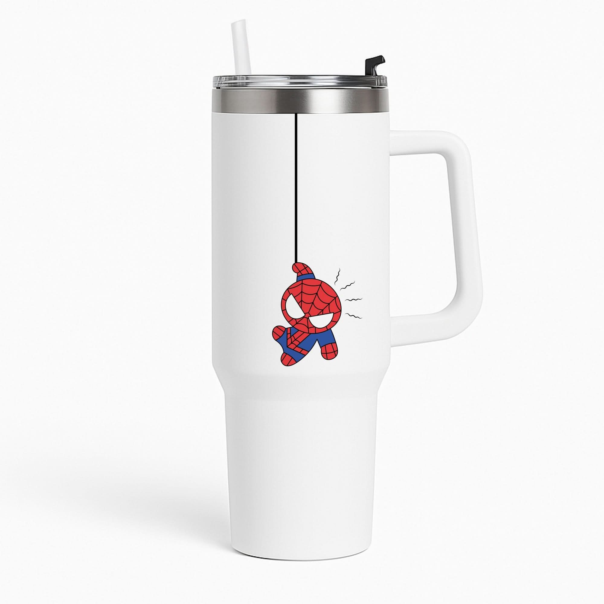 Blue Hanging Spider Hero Tumbler