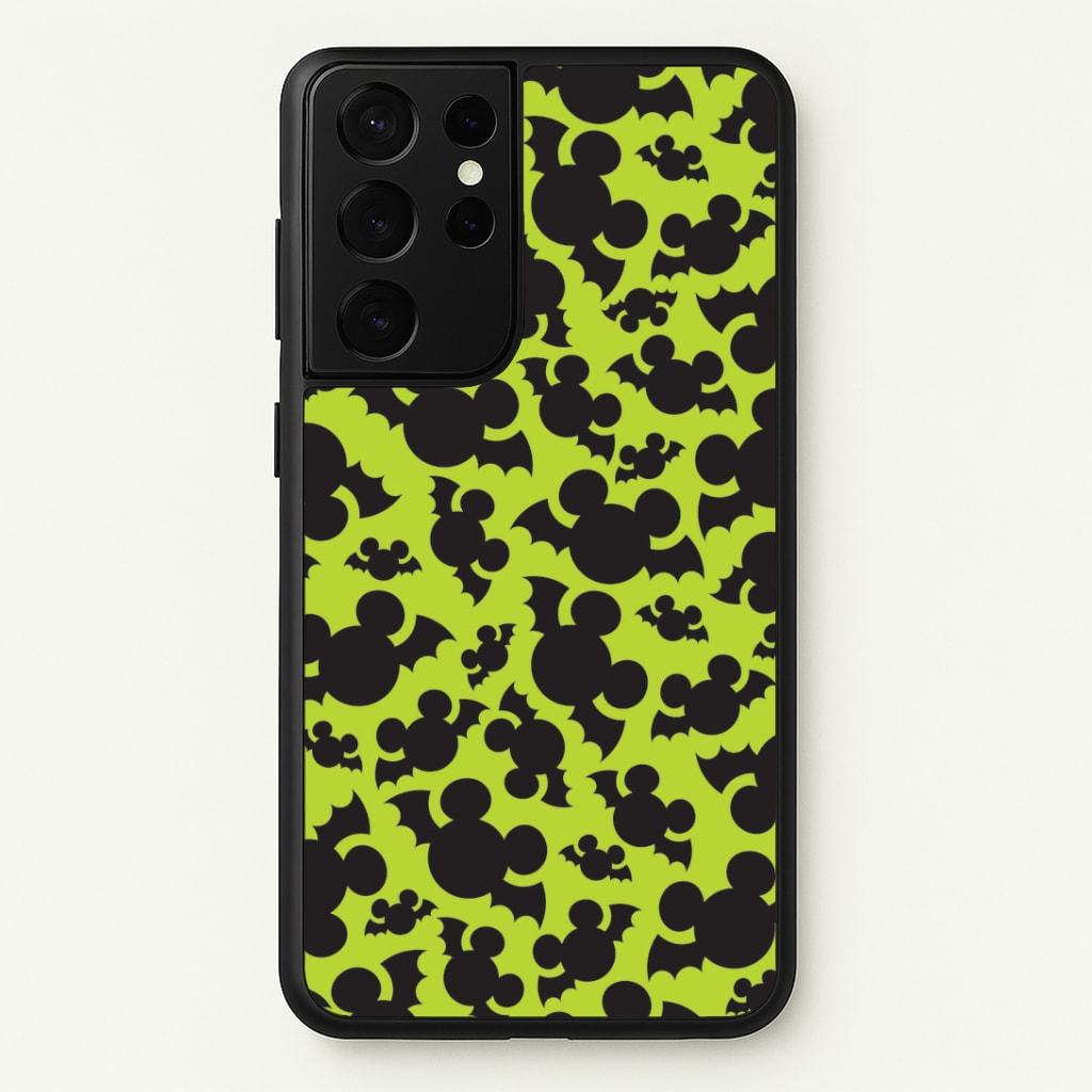 Mouse Bats Pattern Galaxy S21 Ultra Case