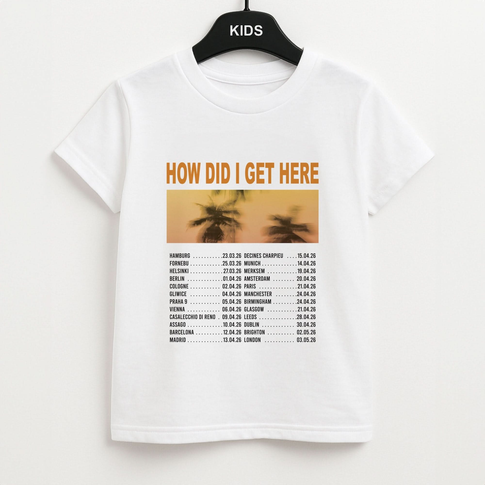 HDIGH Tour 2026 Kids Unisex T-Shirt