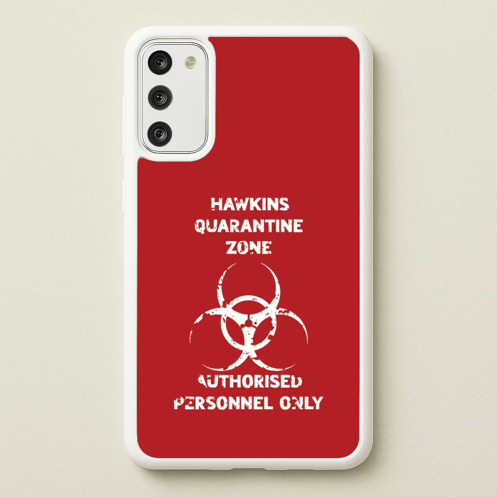 Hawkins Quarantine Zone Galaxy A41 Case