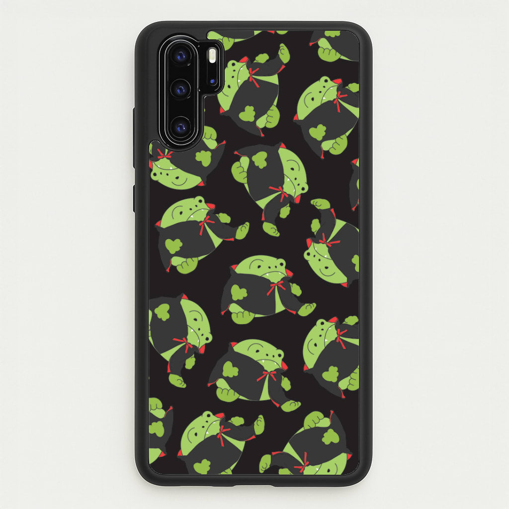 Vampire Frog Pattern - Halloween Huawei P30 Pro Case