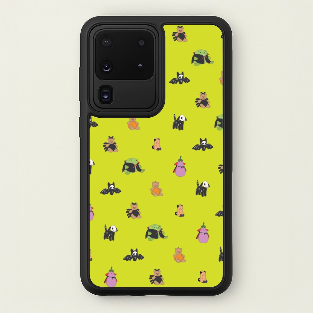 Halloween Plushies Pattern III - Halloween Galaxy S20 Ultra Case