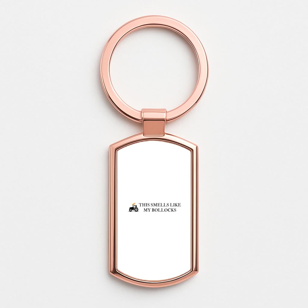 This Smells Like Rose Gold Keyring