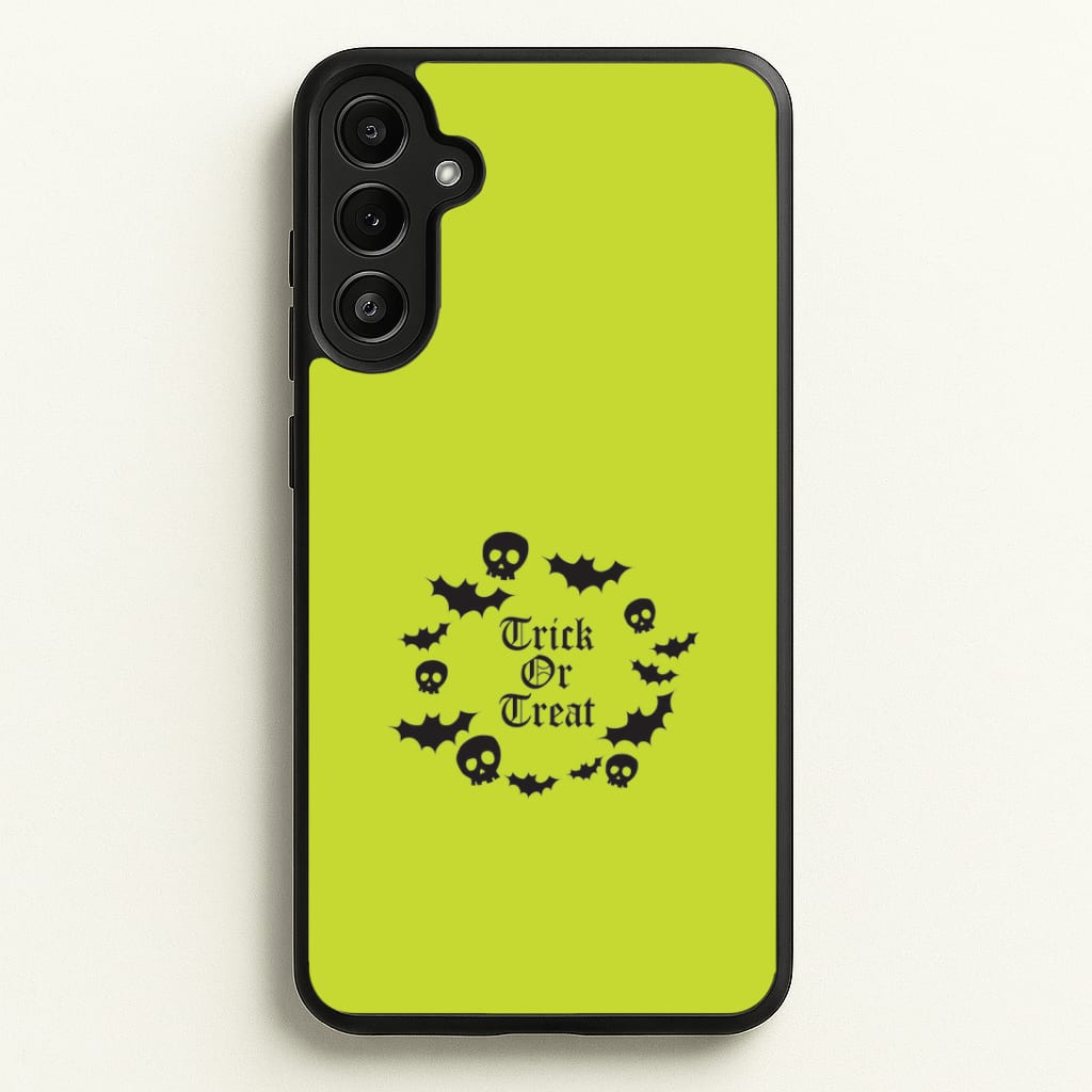 Trick Or Treat Wreath Galaxy A34 Case