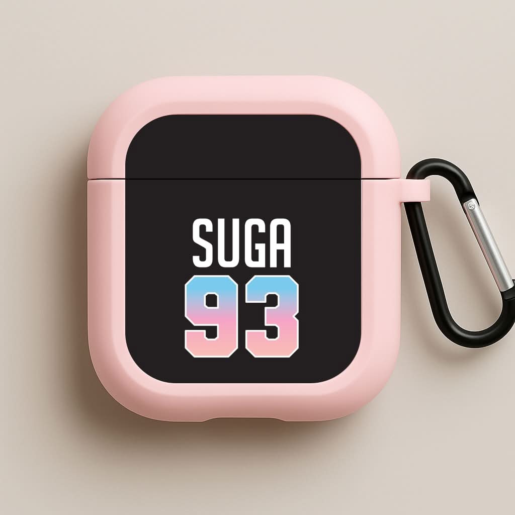 Suga 93 Pink AirPods Case