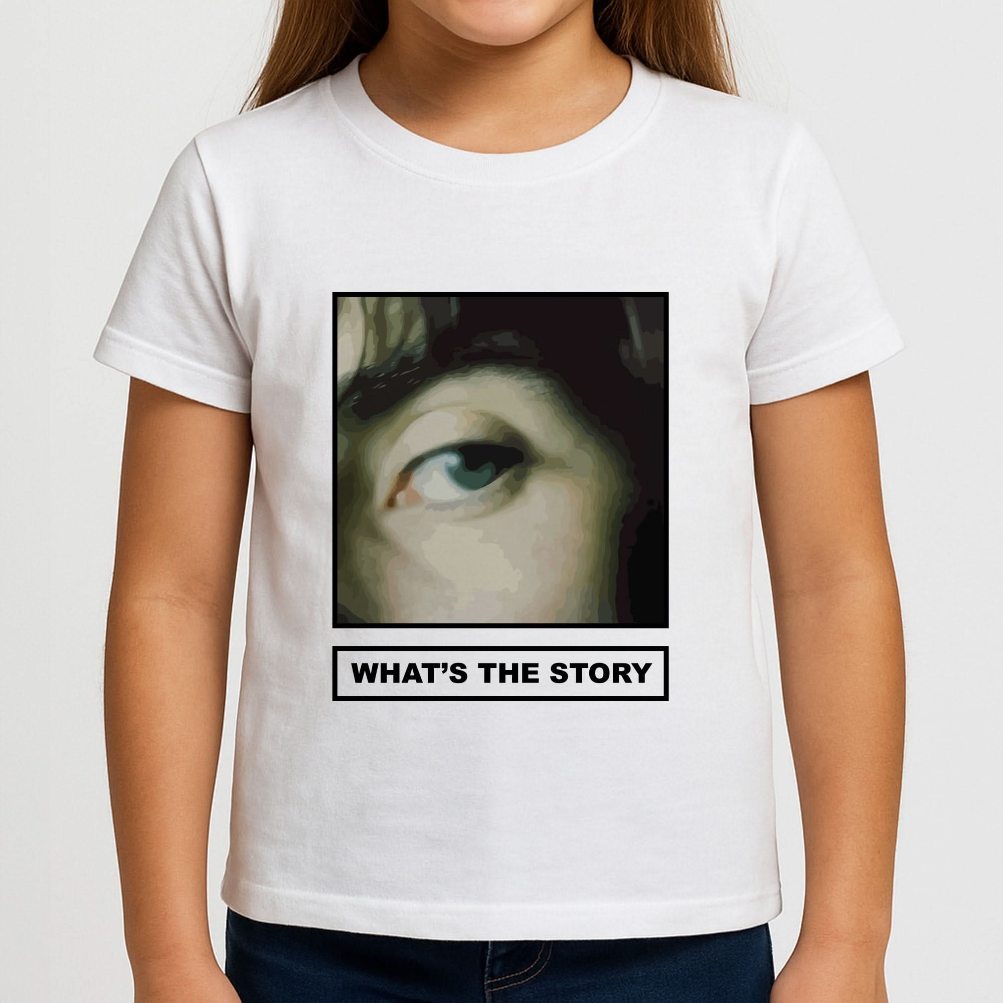 What's The Story Orange Girls T-Shirt