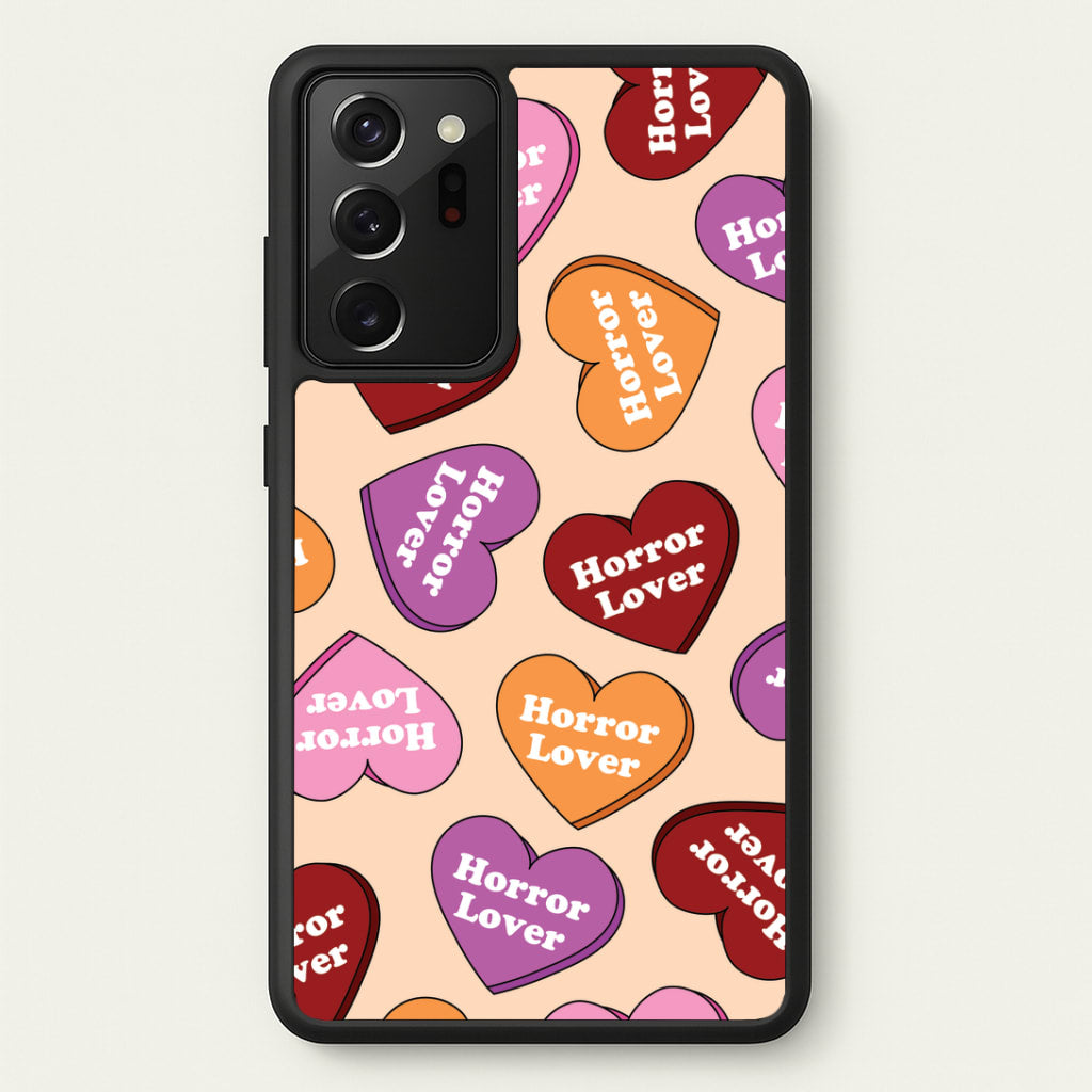 Horror Lover Hearts Pattern Galaxy Note 20 Ultra Case