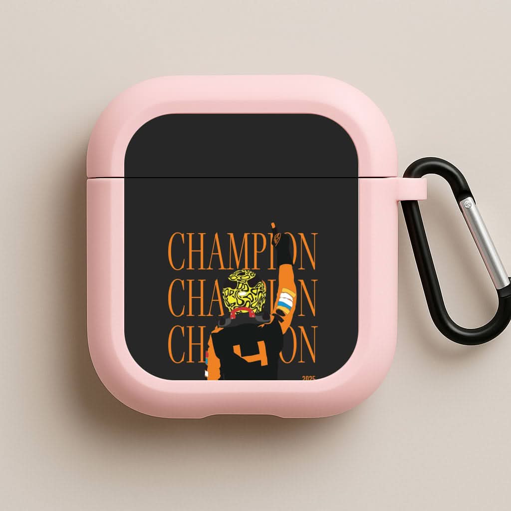 Lando Champion 2025 Pink AirPods Case