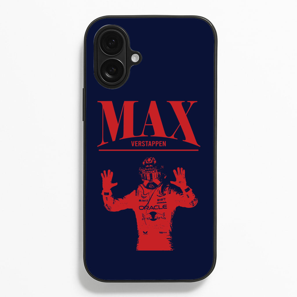 Max Blue And Red iPhone 16 Plus Case