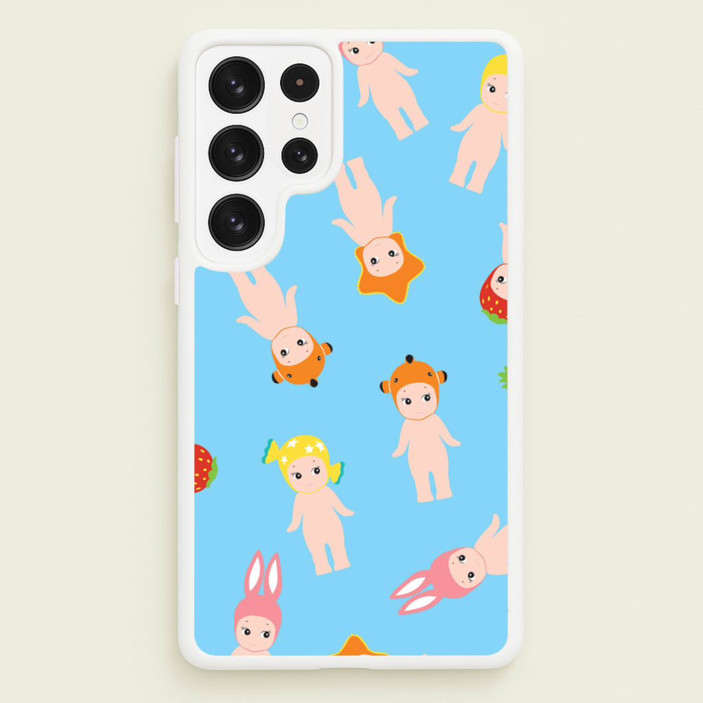 Angels Pattern Galaxy S22 Ultra Case