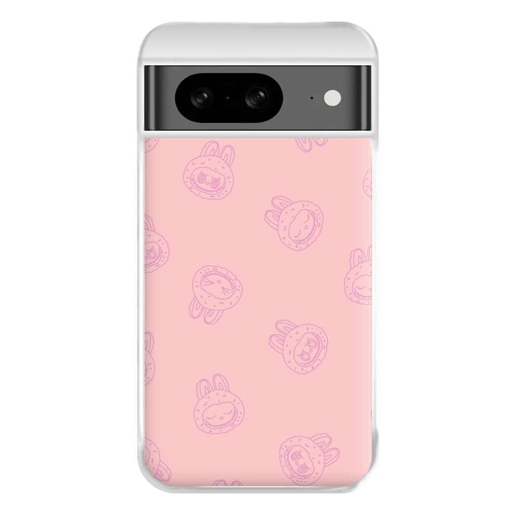 Monsters Outline Pattern II Google Pixel 8 Case