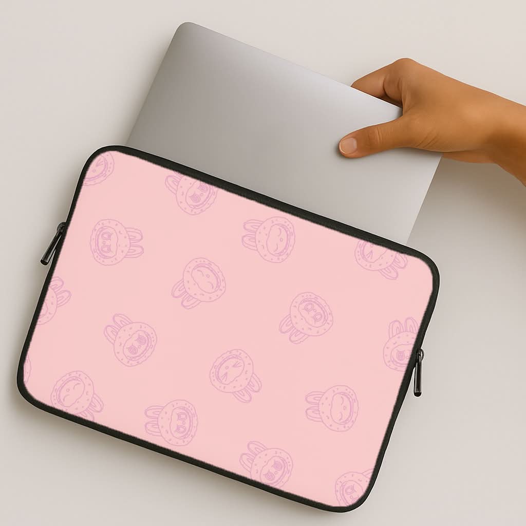 Monsters Outline Pattern II MacBook Cover