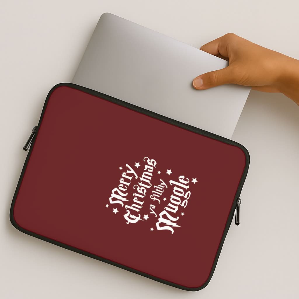 Merry Christmas You Filthy Muggle MacBook Cover
