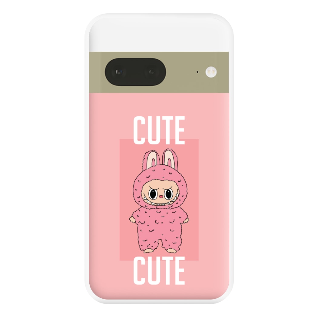 Cute Pink Monster Google Pixel 7a Case