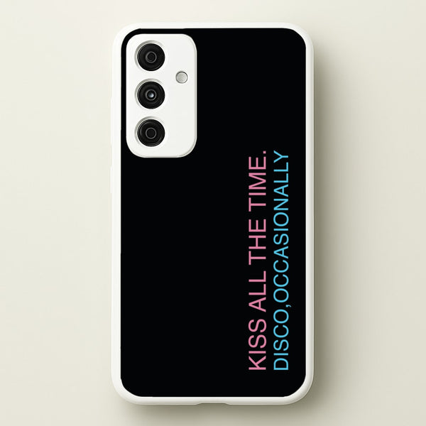 Disco Occasionally Text Galaxy A55 Case
